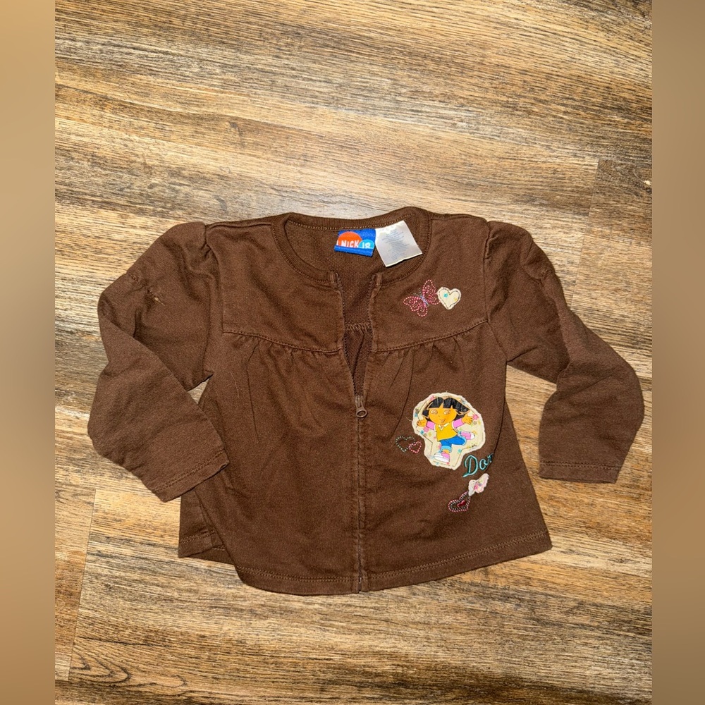 2007 Dora the Explorer Zip Up